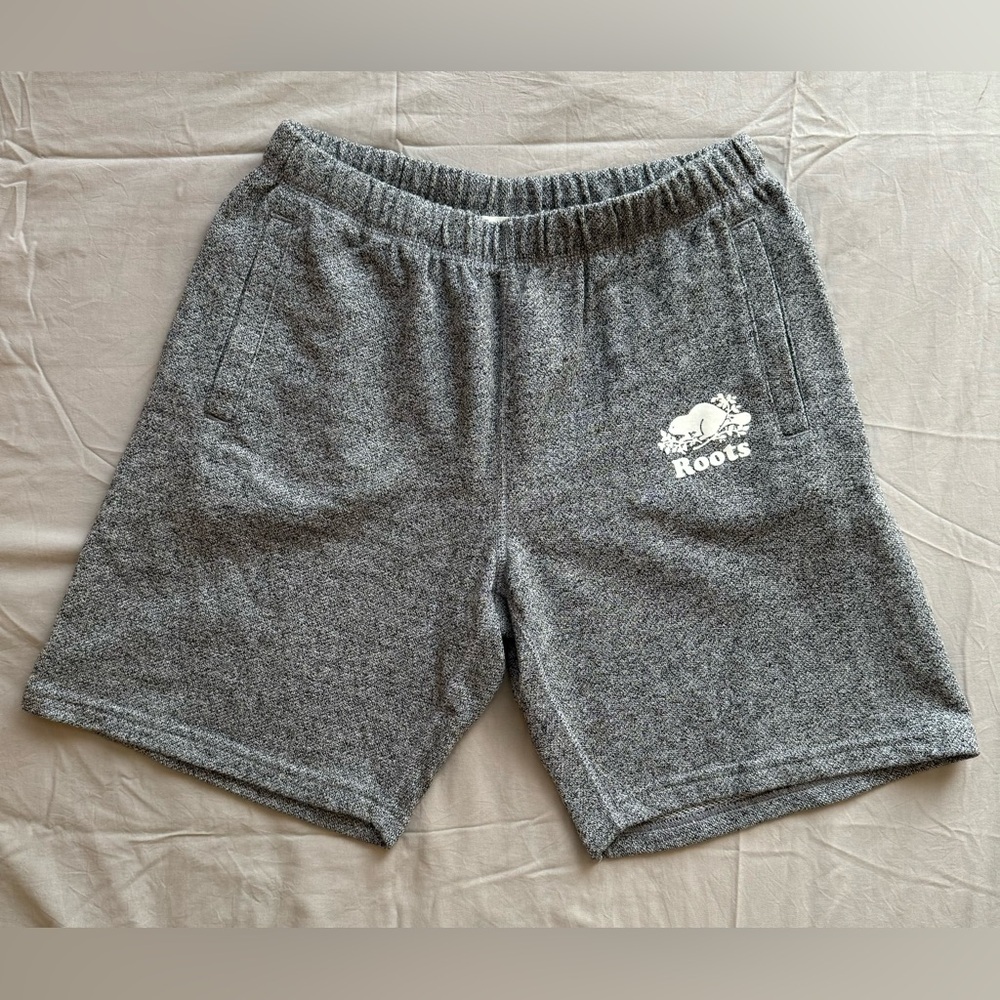 Roots Heather Gray Knit shorts